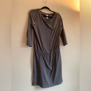 Lole Charcoal Long Sleeve Dress Women Size M Short Outfit Clothing Summer